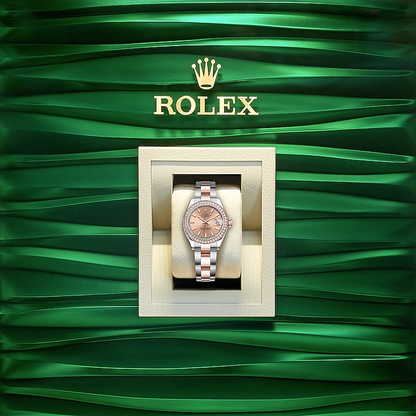 Lady-Datejust 28, Oystersteel and 18k Everose Gold, Ref# 279381RBR-0024