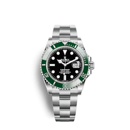 Submariner Date Oyster, 41 mm, Oystersteel m126610lv-0002 "Starbucks"